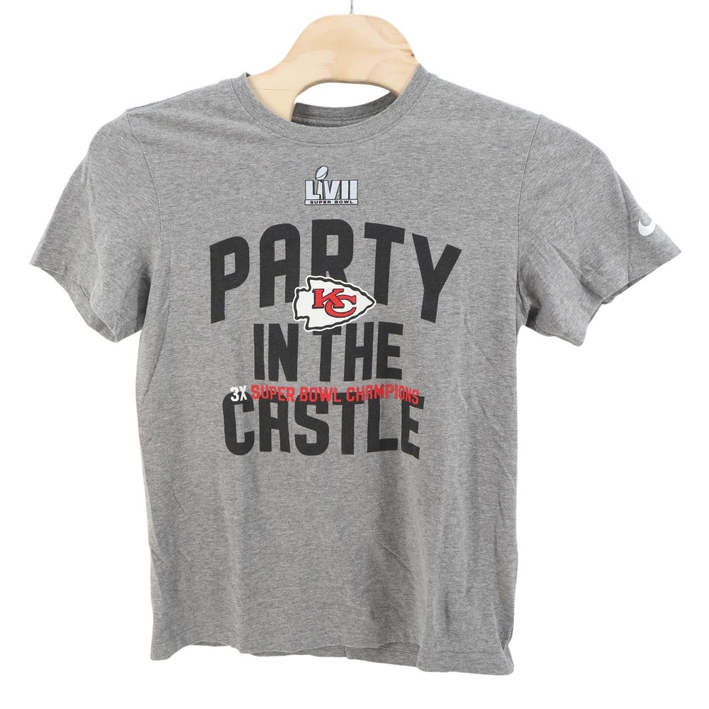 Nike‎ The Nike Tee Kansas City Chiefs Super Bowl LVII Party Castle Gray M